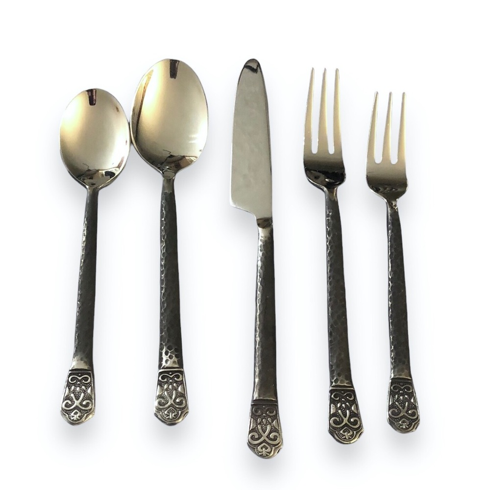 GOURMET SETTINGS Avalon Barcelona Stainless Flatware Set of 20